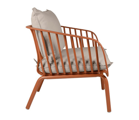 Fauteuil extérieur Milu terracotta SEM