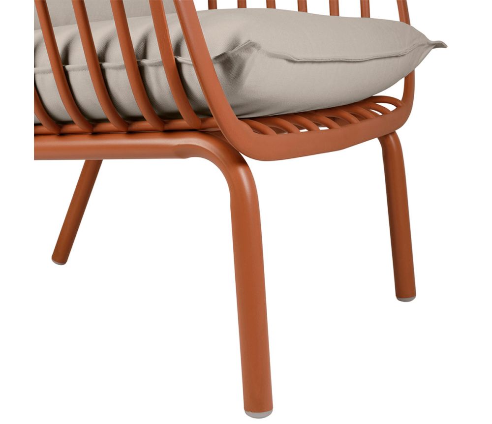 Fauteuil extérieur Milu terracotta SEM