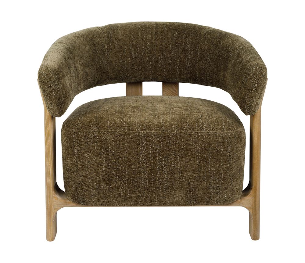 Fauteuil kaki bois COT