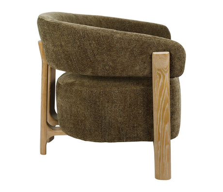 Fauteuil kaki bois COT