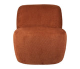 Fauteuil tessia tissu terracotta ou vert SEM