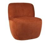 Fauteuil tessia tissu terracotta ou vert SEM