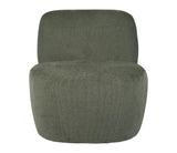 Fauteuil tessia tissu terracotta ou vert SEM