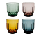 Set de 4 gobelets verre coloré COT