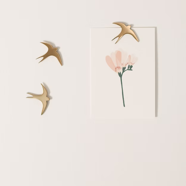 BIJOU MURAL HIRONDELLE POU