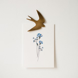 BIJOU MURAL HIRONDELLE POU