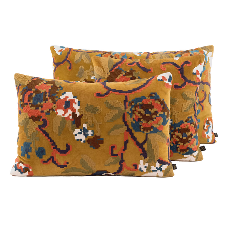 Coussin KENDALL fleurs  carré 45x45cm HAO