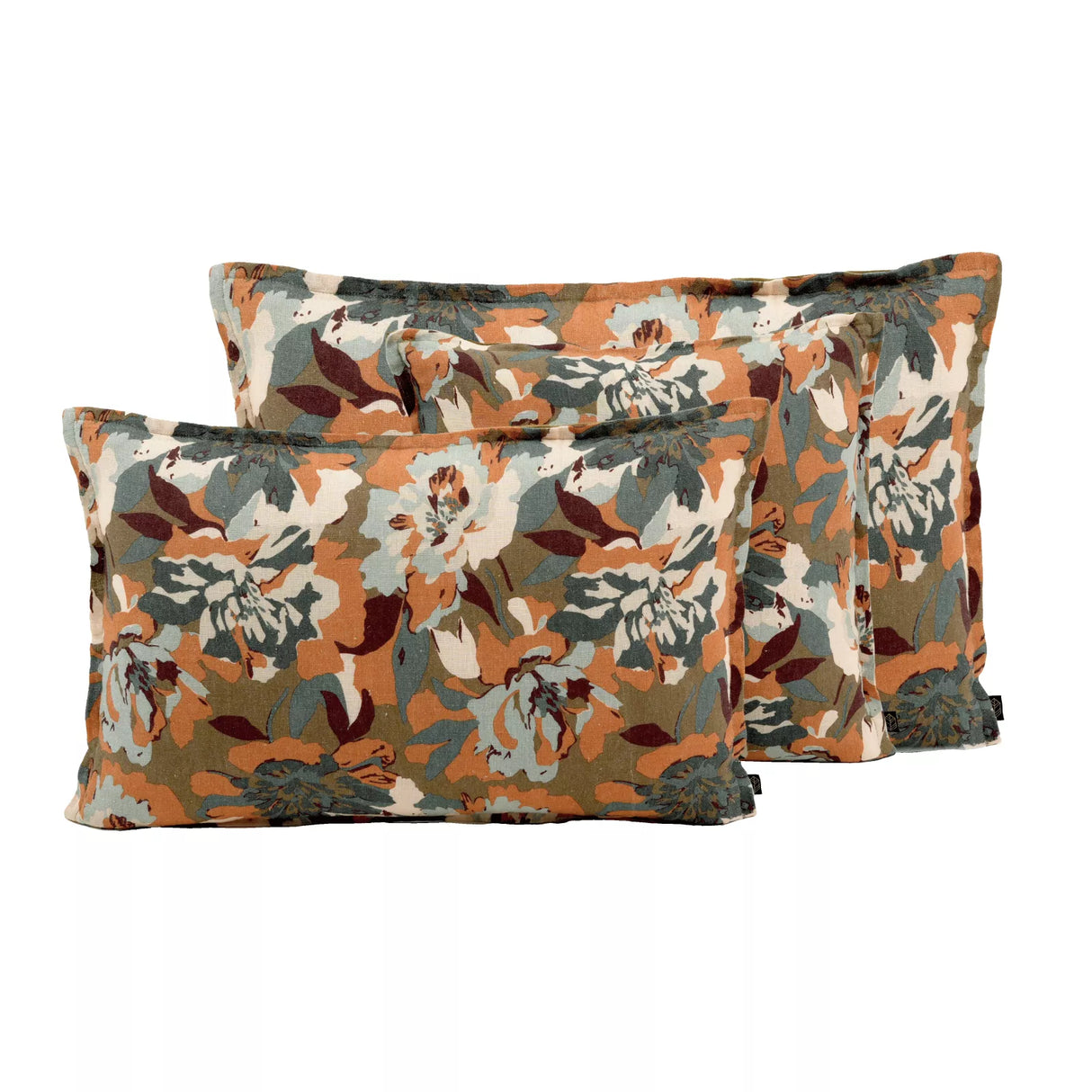 Coussin carré 45x45cm  fleuri HAO