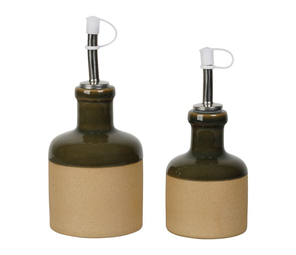 Huilier et vinaigrier jade COT