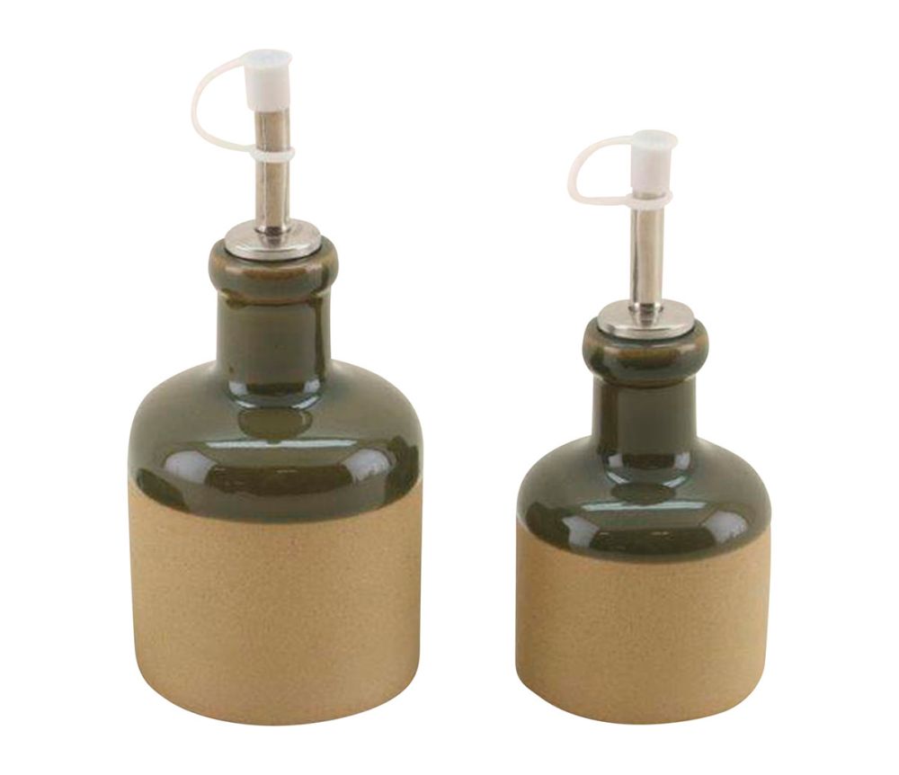 Huilier et vinaigrier jade COT