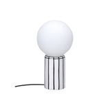Petite lampe rayée céramique OPJ