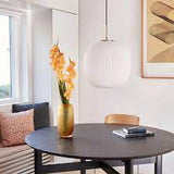 Suspension bulle striée Diam 42 HUB