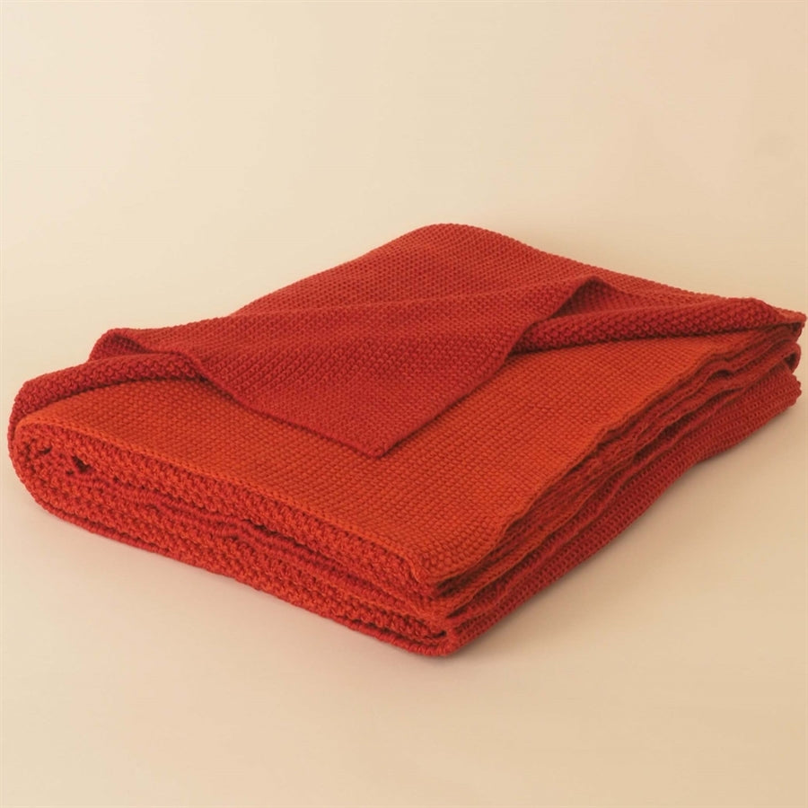 Plaid de couleur tricoté LBC