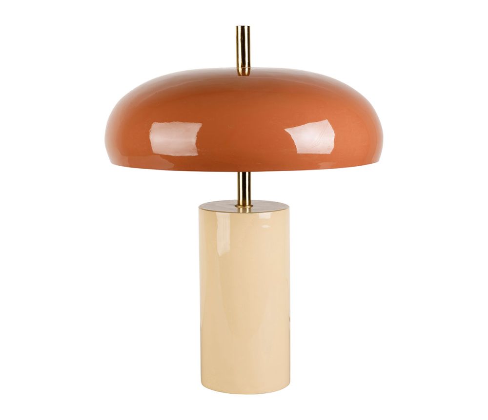 Lampe métal laqué et laiton  SEM
