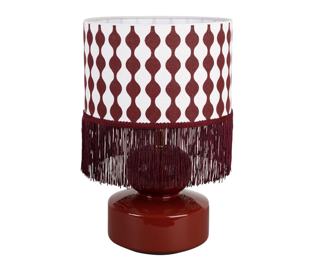 Lampe Boho abat jour à franges SEM