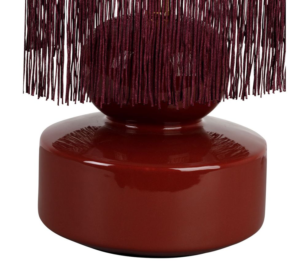 Lampe Boho abat jour à franges SEM