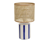 Lampe céramique rayée medi SEM