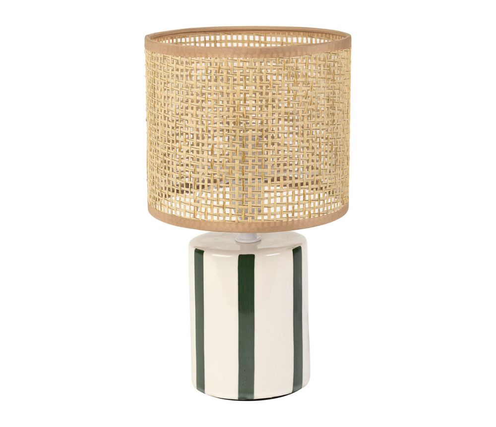 Lampe céramique rayée medi SEM