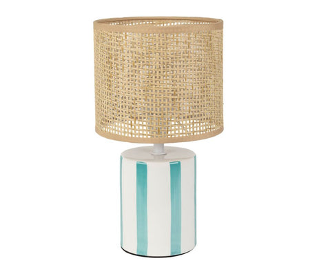 Lampe céramique rayée medi SEM