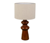 Lampe céramique marron brillante SEM