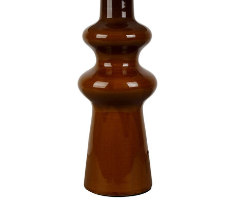 Lampe céramique marron brillante SEM