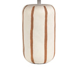 Lampe rayée cylindre céramique paese SEM