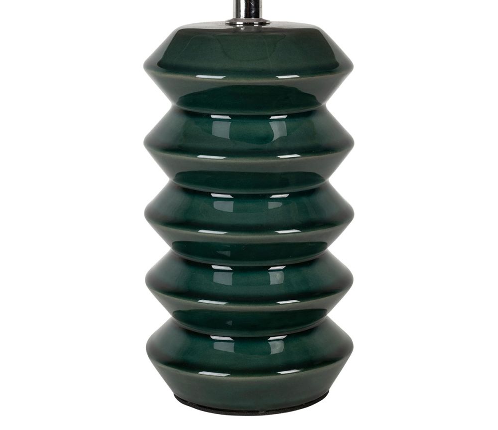 Lampe verda pied céramique crantée SEM