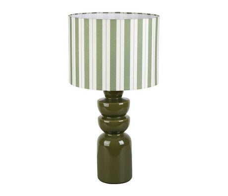 Lampe Verda abat-jour rayé SEM