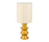 Lampe Verda abat-jour rayé moutarde SEM