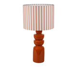 Lampe Verda abat-jour rayé terra SEM
