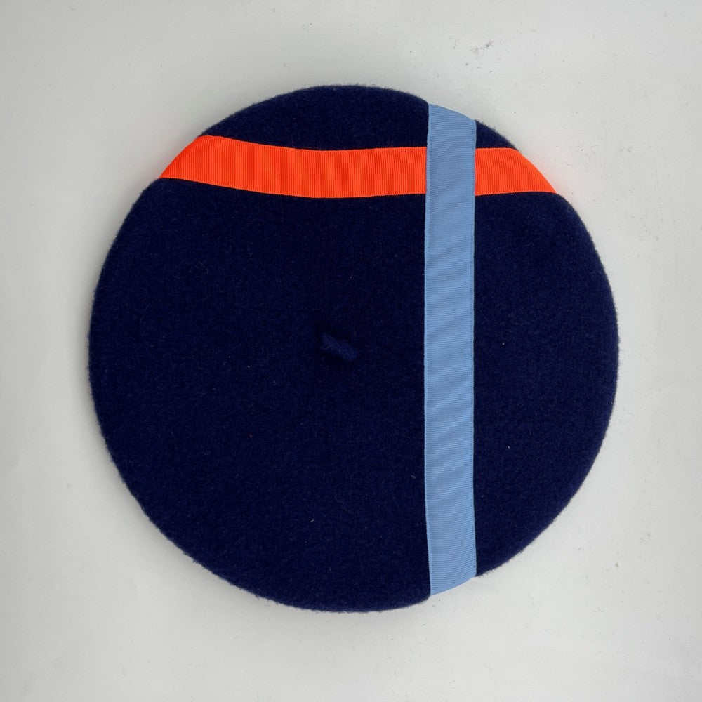 Béret adulte laine et rubans LEB