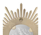 Miroir vieilli laiton rond AUREOL COT