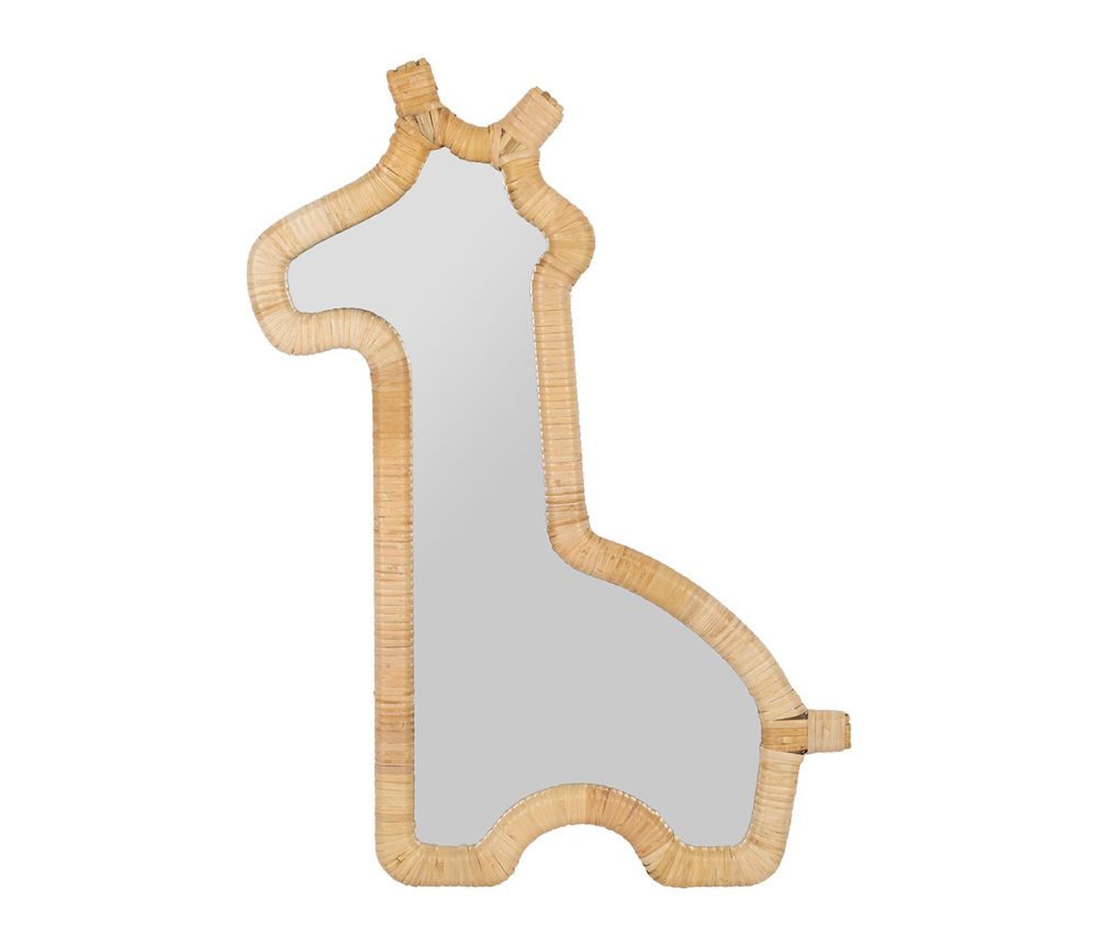Miroir girafe naturel 43x60cm JAR