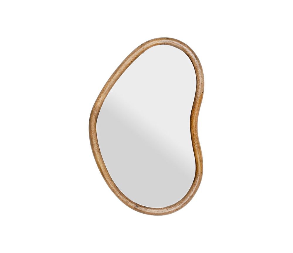 Miroir organique en bois petit modèle 57/40 hervea SEM