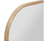 Miroir organique ovale en bois long SEM