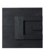 Tableau bois noir carré 50/50 LIF