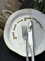 Assiettes slogans MAE
