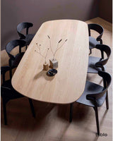 Plateau de table bois massif formes arrondies TABLO DEE