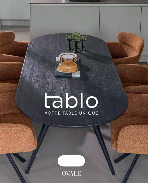 Plateau de table bois massif formes arrondies TABLO DEE