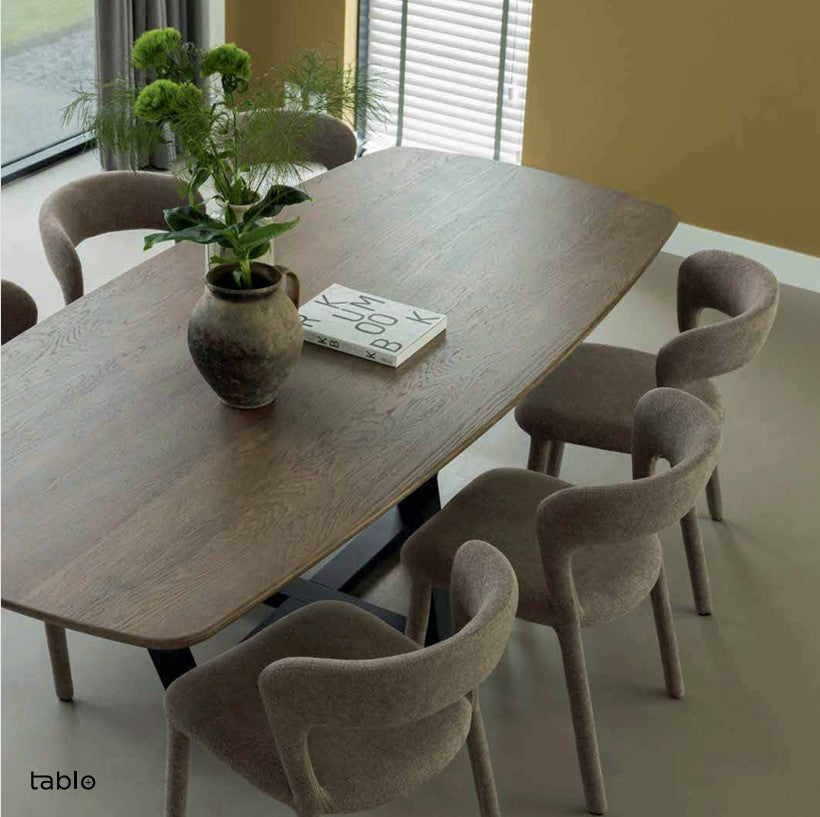 Plateau de table bois massif formes arrondies TABLO DEE