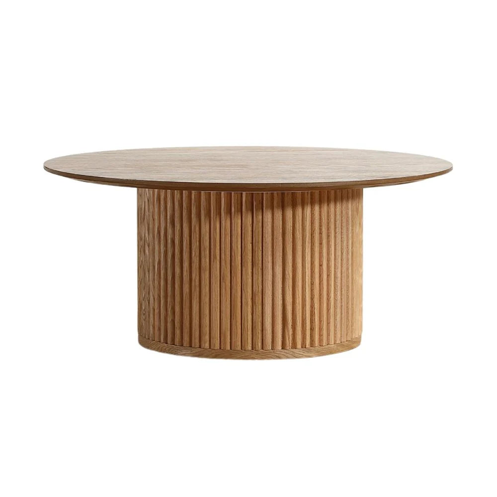 Table basse pied cannelé PALM ZAG
