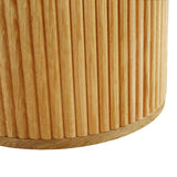Table basse pied cannelé PALM ZAG