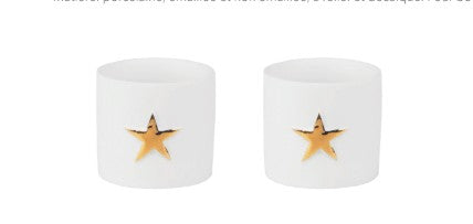 Set de 2 photophores étoiles RAD