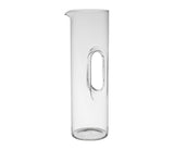 Pichet transparent poignée trou COT