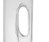 Pichet transparent poignée trou COT