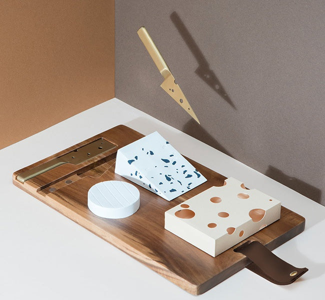 Plateau à fromage et couteau DOI