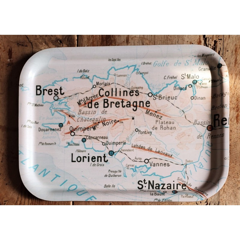 Plateau carte géographique moyen ZAR