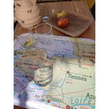 Plateau carte géographique moyen ZAR