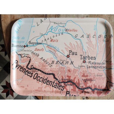 Plateau carte géographique grand ZAR