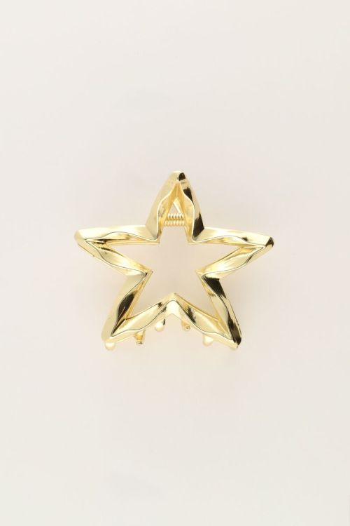 Pince à cheveux dorée MYJ